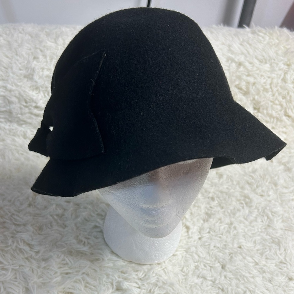CJ Banks Black Cloche Hat